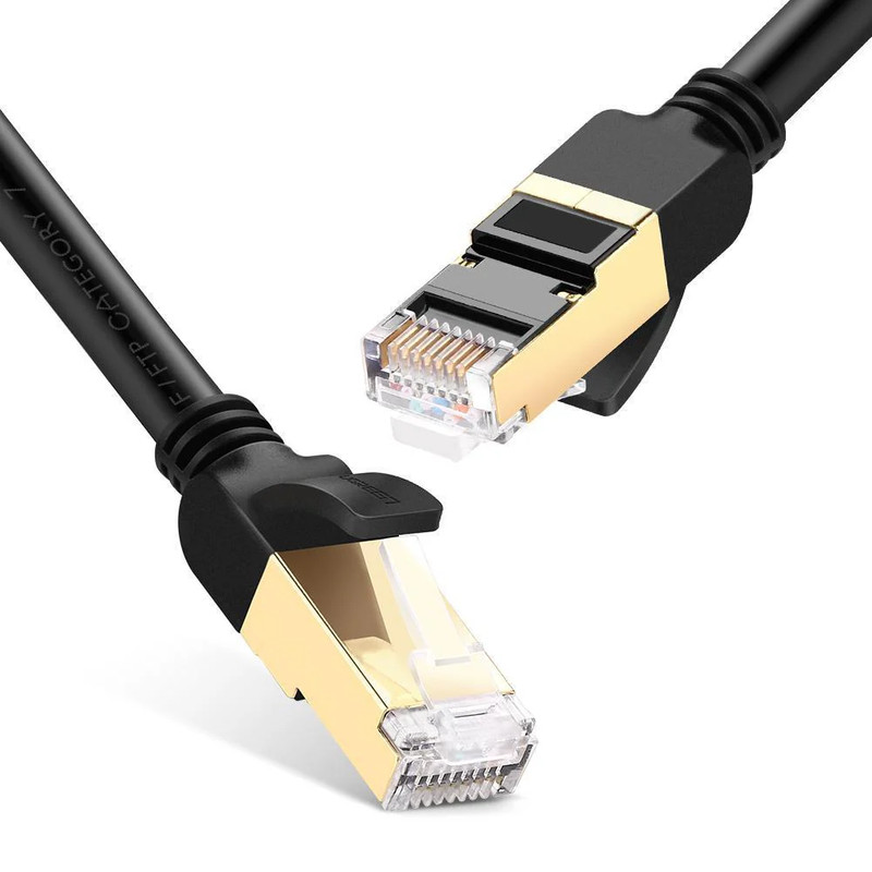 UGREEN 3m Cat 7 STP Lan Cable - Black - كابل